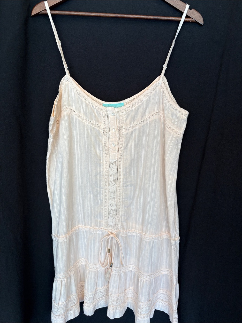 Melissa Odabash Pink Lace-Trim Chemise
